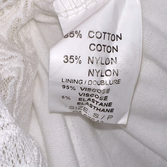 Belambra white lace tunic blouse with tags attached, made in Italy - Picture 6 of 6